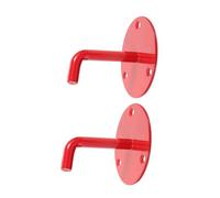 Angoily Supporto per estintore in metallo, montaggio a parete, 2 pezzi, Co2, estintore, gancio da parete in ferro, per estintore da 2 a 9 kg, salvaspazio, robusto, adatto per appartamenti e uffici