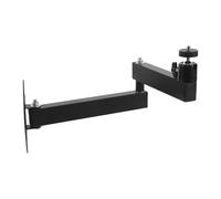 Angoily Supporto per Proiettore da Parete in Metallo Nero Design Sospeso, Regolabile per Finetuning Immagine, Facile Installazione per Home Office e Spazi Compatti