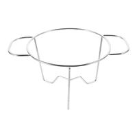 Angoily Supporto per Stufa a Carbone Riutilizzabile in Acciaio Inossidabile, Design Compatto e Portatile, Facile da Pulire e Trasportare per Barbecue e Viaggi All'aperto
