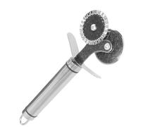 Angoily Tagliapizza in Acciaio 4 Pezzi Doppia Ruota e Manico Antiscivolo Rullo da Forno Affilato per Cucina e Pizzeria Accessori per Pizza Gancio Salvaspazio