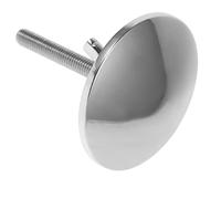 Angoily Tappo Copriforo per Lavello e Lavabo, Copertura in Lega di Zinco e Acciaio Inossidabile, Installazione Facile, per Cucina e Bagno