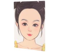 Angoily Tavolo per Esercitazioni di Pittura del Viso Riutilizzabile Lavabile, Pannello per Pratica Trucco Ragazzo Ragazza e Artisti, Strumento per Allenamento Make-Up Viso