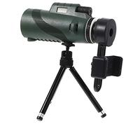 Angoily Telescopio Monoculare Compatto Alta Potenza Per Birdwatching Escursionismo Visita Turistica Visione Notturna Antiappannimento Treppiede in Alluminio Adattatore Smartphone