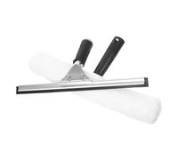 Angoily Tergivetro per Doccia in Gomma 35 Cm, Kit Multiuso per Pulizia Vetri Porte Doccia e Piastrelle, Strumento Manuale Protettivo per Hotel, Scuole e Uso Domestico