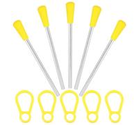 Angoily Triangolo Musicale in Plastico Mazza di Ferro Resistente e Teste Martello Stabili, per Principianti e Attività Educative di Percussione