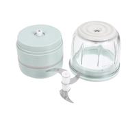 Angoily Tritacarne Elettrico 300 Ml Multifunzione Alimentazione USB Mini Robot da Cucina per Carne Aglio e Verdure Ricarica Wireless Portatile per Picnic e Barbecue