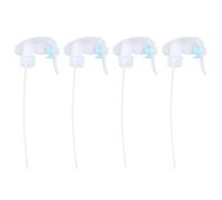 Angoily Ugelli Spray a Grilletto 24/410 Trasparenti in Plastica Set da 4 Pezzi per Irrigazione Piante e Giardinaggio, Sostituzione Spruzzatore per Bottiglie e Annaffiatoi Piccoli,