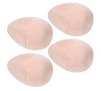 Angoily Uova di Legno Non Finite per Artigianato 4 Pezzi, Guscio Cavo Resistente e Leggero, Perfette per Caccia alle Uova e Riempitivi per Cestini Pasquali