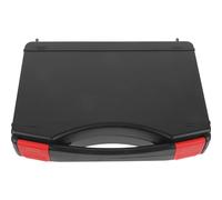 Angoily Valigetta in plastica, piccola valigetta rigida, per attrezzi, portatile, impermeabile, per fotocamera, colore nero