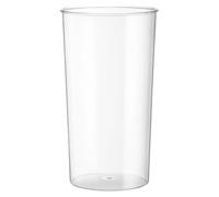 Angoily Vaso da Fiori Alto e Secchio Trasparente in Pet Resistente Anti-Goccia per Composizioni Floreali, Contenitore Portafiori Semplice per Casa, Ufficio e Negozi, Design Cilindrico