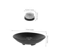 Angoily Vaso per Composizioni Floreali Zen in Stile Giapponese Piccolo Vaso Idroponico con Supporto Stabile per Decorazioni e Insegnamento Domestico