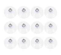 Angoily Ventose Trasparenti con Vite e Controdado Forte Aspirazione per Fissaggio su Superfici in Vetro come Specchi Acquari Organizzatori Bagno e Cucina per Appendere Decorazioni Leggere