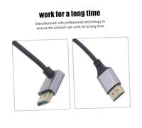 Angoily Video Maschio Maschio Angolato Verso Connettore Monitor per Tv Accessorio Flessibile per Multimediali in Spazi Ristretti