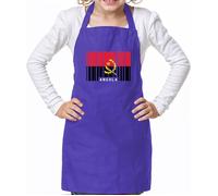 Angola Barre Stile Bandiera - Unisex Bambini Grembiule - Luanda Città Angolese