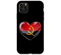 Angola Diaspora Collegamento Cuore Patria Emblema Custodia per iPhone 11 Pro Max