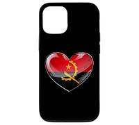Angola Diaspora Collegamento Cuore Patria Emblema Custodia per iPhone 12/12 Pro