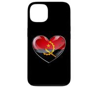 Angola Diaspora Collegamento Cuore Patria Emblema Custodia per iPhone 13