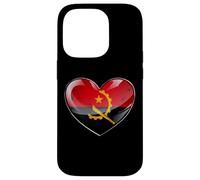 Angola Diaspora Collegamento Cuore Patria Emblema Custodia per iPhone 14 Pro
