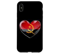 Angola Diaspora Collegamento Cuore Patria Emblema Custodia per iPhone XS Max