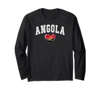 Angola Diaspora Cuore Heritage Emblema della comunità Maglia a Manica