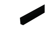 Angolare 20x10x1 pvc nero 1 mt