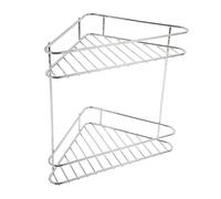 METAFORM Angolare Doccia Doppio a Filo Cromo in Acciaio Cromato MOD. New Chrome