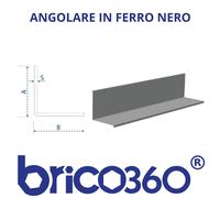 ANGOLARE FERRO NERO GREZZO LAMINATO PROFILO LATI UGUALI BARRA VARIE LUNGHEZZE