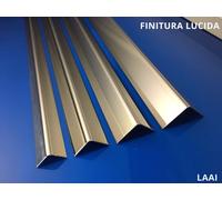 Angolare in Acc. Inox A304 SCOTCH BRITE da 20 x 20 Spess. 2 mm ( Lato Est. SB )