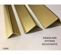 Angolare in OTTONE Lucido da 50 x 50 x 1
