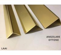 Angolare in OTTONE - Sp 2 mm - da 30 x 30 / 40 x 40 / 50 x 50 - cm 200/300