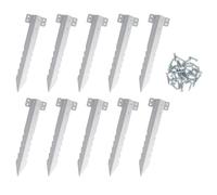 Angolare per Cassone Rialzato da Giardinaggio | 10 Pezzi Staffe per Traversine da Giardino,Supporto per Giardinaggio Urbano Letti da Giardino Fattoria e Paesaggistica