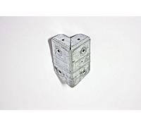 ANGOLARI POGGIALEVA in LAMIERA zincata appoggio-Leva per Apicoltura - Conf. da 12 Pezzi