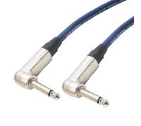 Angolato Jack a Altoparlante Cavo. Blu Studio Van Damme Chitarra Amp Cabina