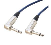 Angolato Jack a Altoparlante Cavo. Blu Studio Van Damme Chitarra Amp Cabina