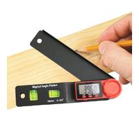 Angolatore digitale con display a LED, goniometro per la lavorazione del legno, 0-200 gradi, chiaro e preciso, strumento di misurazione per falegnameria e architettura