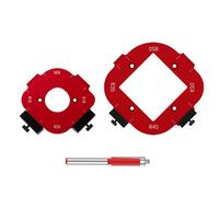 Angoli arrotonti Modello di bit router Modello di grado professionale in alluminio router tavolo tavolo angolare raggio raggio con 8 angoli di raggio regolabili R10 R15 R20 R25