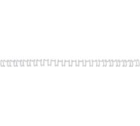Angoli per rilegatura a filo GBC WireBind, A4, 21 anelli, 8 mm, bianco