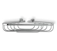 Angoliera bagno doccia in ottone cromato Canova di Flab