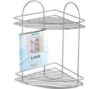 Angoliera doccia 2 ripiani metallo