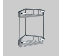 ANGOLIERA DOCCIA 2 RIPIANI Cromata Accessori Mobili Bagno