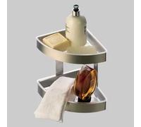 ANGOLIERA DOCCIA CADDY 2 RIPIANI - Acciaio cromato