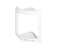 Angoliera Doccia con Doppio Porta Oggetti Mensola Angolare da Parete Bagno Wc