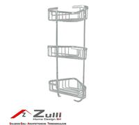 ANGOLIERA DOCCIA IN FILO OTTONE/ACCIAIO A 3 PIANI