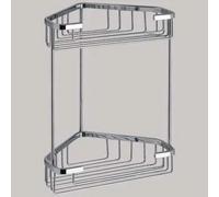 ANGOLIERA DOCCIA KANSAS 2 RIPIANI - Ottone-Acciaio