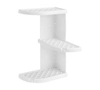 Gedy Mensola doccia angolare G-Oscar Bianco 37,3x23x23 cm in resina 2 anni garanzia