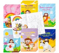 ANGOLIO 24 libri da colorare con Gesù, 6 stili fai da te, per regali di domenica, premi scolastici, ricompense in classe, attività chiesa, carnevale, feste, bomboniere, forniture