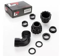 Angolo 90° Curva Collegamento Flessibile Tubo PE-Rame Giunto Ø25mm