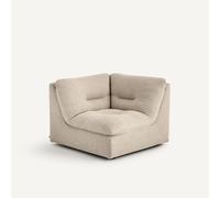 Angolo 90° modulabile in misto cotone, GIULIANO Beige angolo reversibile