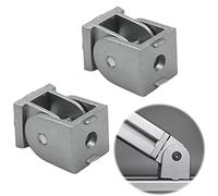 Angolo connettore cerniera profilo in alluminio 2 pezzi scanalatura 6 regolabile in lega di zinco in alluminio, 180 ° gamma di rotazione per Eu-Standard 2020, parti di stampante 3D