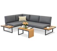 Angolo da giardino Burgos Garden Point in alluminio antracite